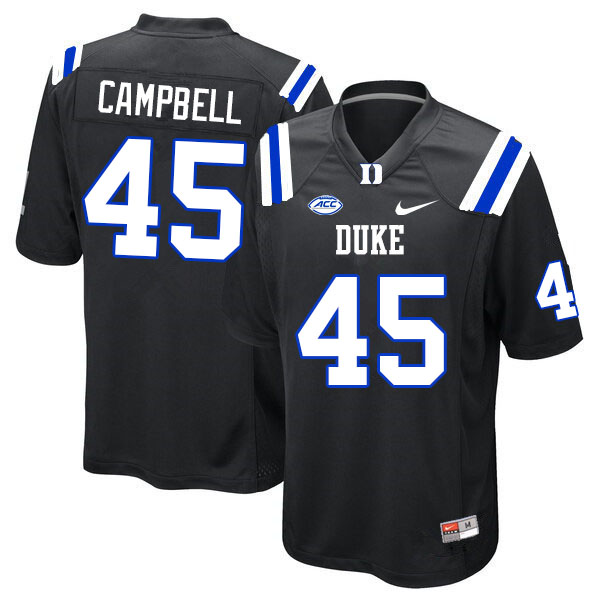 Duke Blue Devils #45 Colby Campbell College Football Jerseys Sale-Black